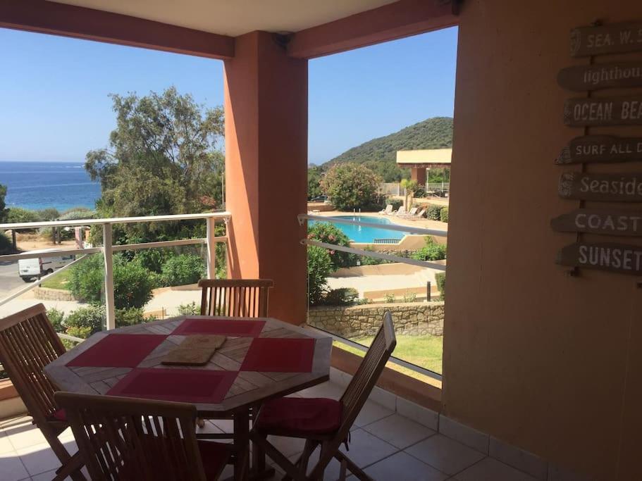 F2 Vue Mer Dans Residence Avec Piscine Αζάτσιο Εξωτερικό φωτογραφία