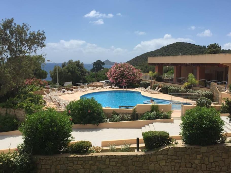 F2 Vue Mer Dans Residence Avec Piscine Αζάτσιο Εξωτερικό φωτογραφία