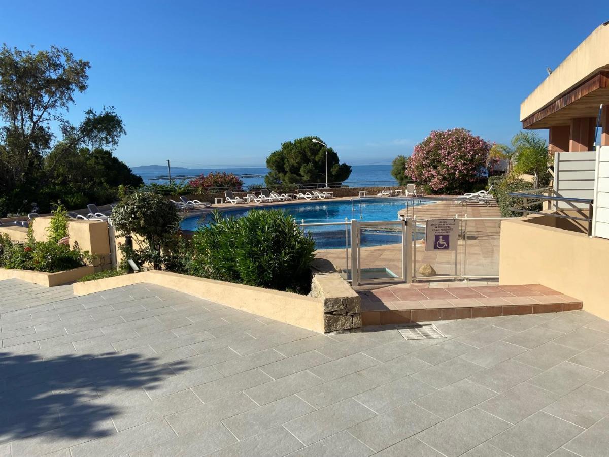 F2 Vue Mer Dans Residence Avec Piscine Αζάτσιο Εξωτερικό φωτογραφία