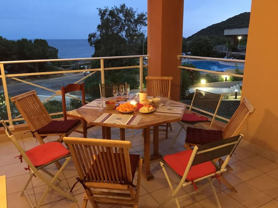 F2 Vue Mer Dans Residence Avec Piscine Αζάτσιο Εξωτερικό φωτογραφία